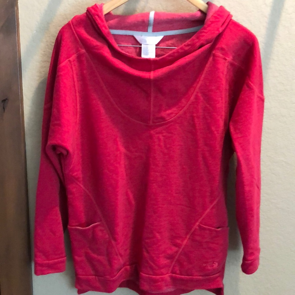 The North Face hooded sweatshirt